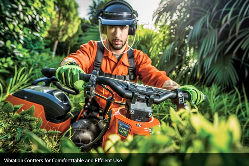 Control de vibraciones en desbrozadoras para un uso confortable