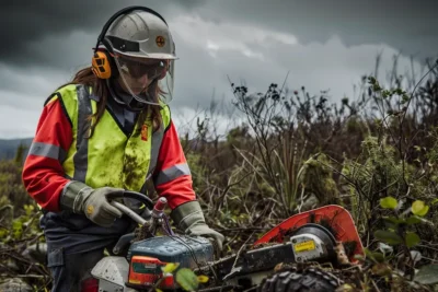 Como manejar desbrozadoras en condiciones climaticas adversas