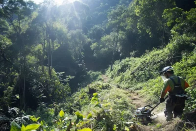 Desbrozadoras para la creacion de senderos y caminos en areas naturales