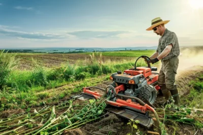 Desbrozadoras para la gestion de residuos en la agricultura sostenible