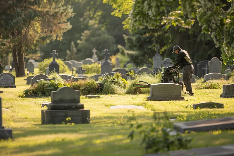 Desbrozadoras para la limpieza y conservacion de cementerios y recintos funerarios