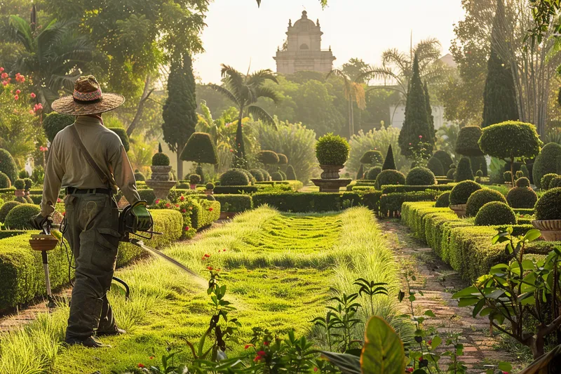 Desbrozadoras y el cuidado de jardines historicos o patrimoniales