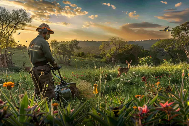 Desbrozadoras y fauna silvestre consejos para un uso responsable