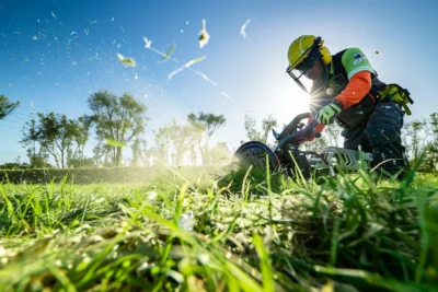 Desbrozadoras y la preparacion de terrenos para eventos al aire libre