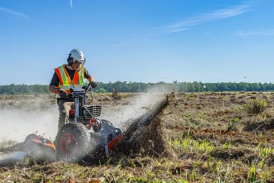 Desbrozadoras y la preparacion de terrenos para instalaciones temporales