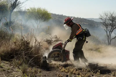 Desbrozadoras y prevencion de incendios mantenimiento de zonas de amortiguacion