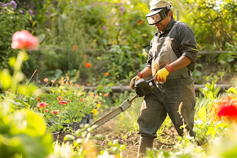 Desbrozadoras y su aplicacion en la creacion de jardines comestibles