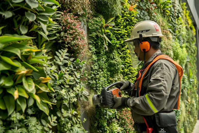 Desbrozadoras y su aplicacion en proyectos de jardineria en techos verdes y jardines verticales