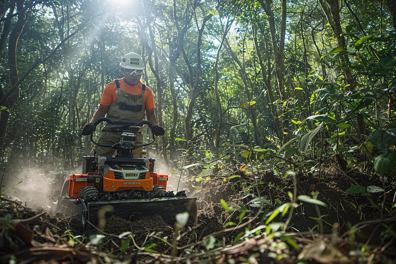 Desbrozadoras y su uso en la preparacion de terrenos para la reforestacion