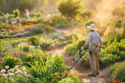 Desbrozadoras y su uso en proyectos de jardineria terapeutica