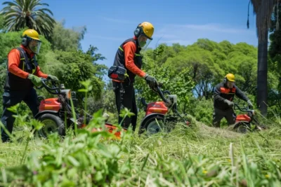 Optimizacion del uso de desbrozadoras en servicios municipales