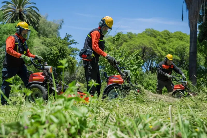 Optimizacion del uso de desbrozadoras en servicios municipales