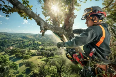 Poda de arboles con desbrozadoras tecnicas y precauciones