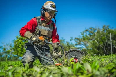 Prevencion de lesiones al trabajar con desbrozadoras