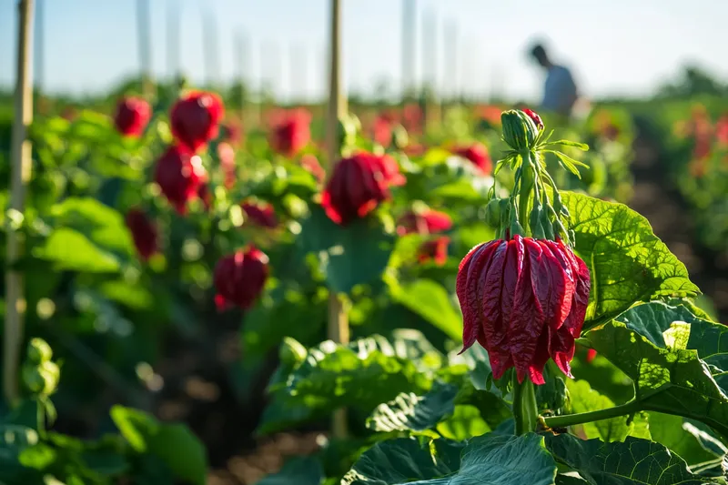 cultivo de flor de jamaica, consejos esenciales para obtener una cosecha exitosa